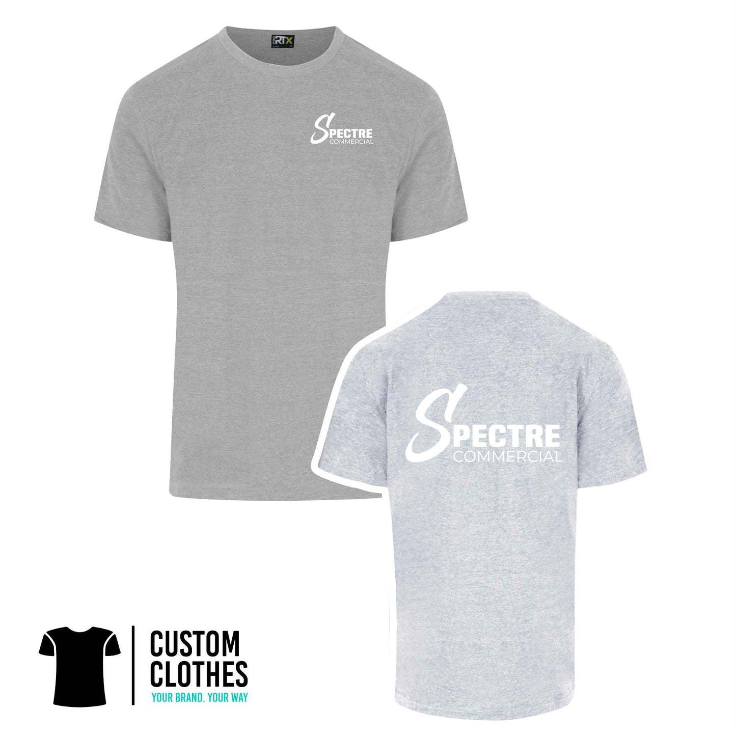 SPECTRE VISUALS - RTX T-SHIRT - LEFT BREAST LOGO [RX151]