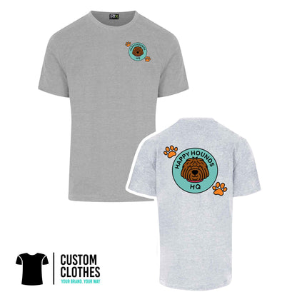 HAPPY HOUNDS HQ - RTX T-SHIRT - LEFT BREAST LOGO [RX151]