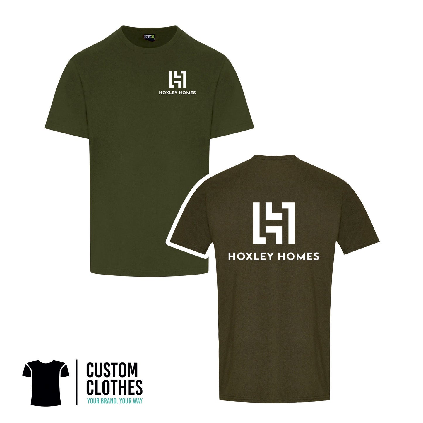 Hoxley Homes - RTX T-SHIRT - LEFT BREAST LOGO [RX151]