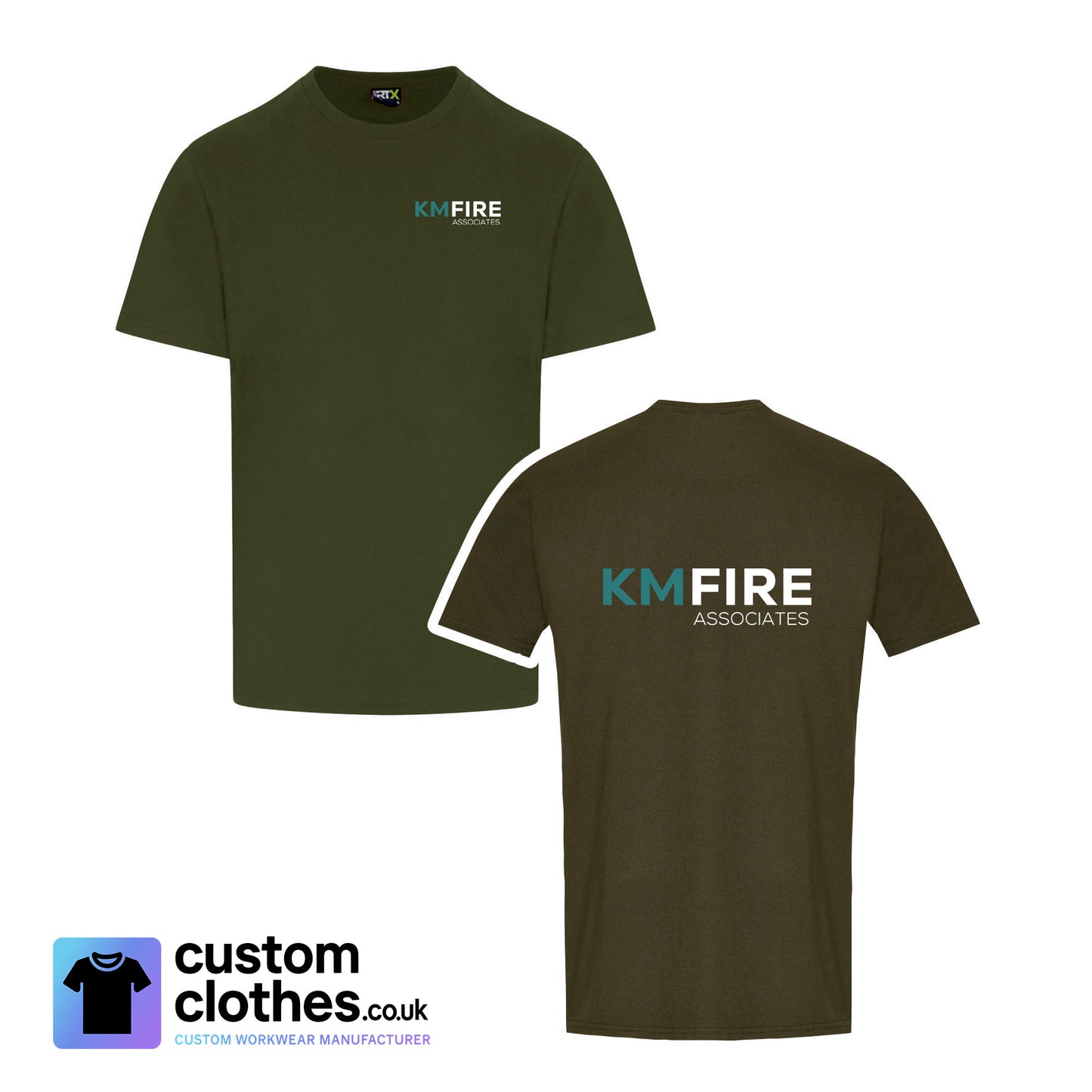 KM Fire Associates - RTX T-SHIRT - LEFT BREAST LOGO [RX151]