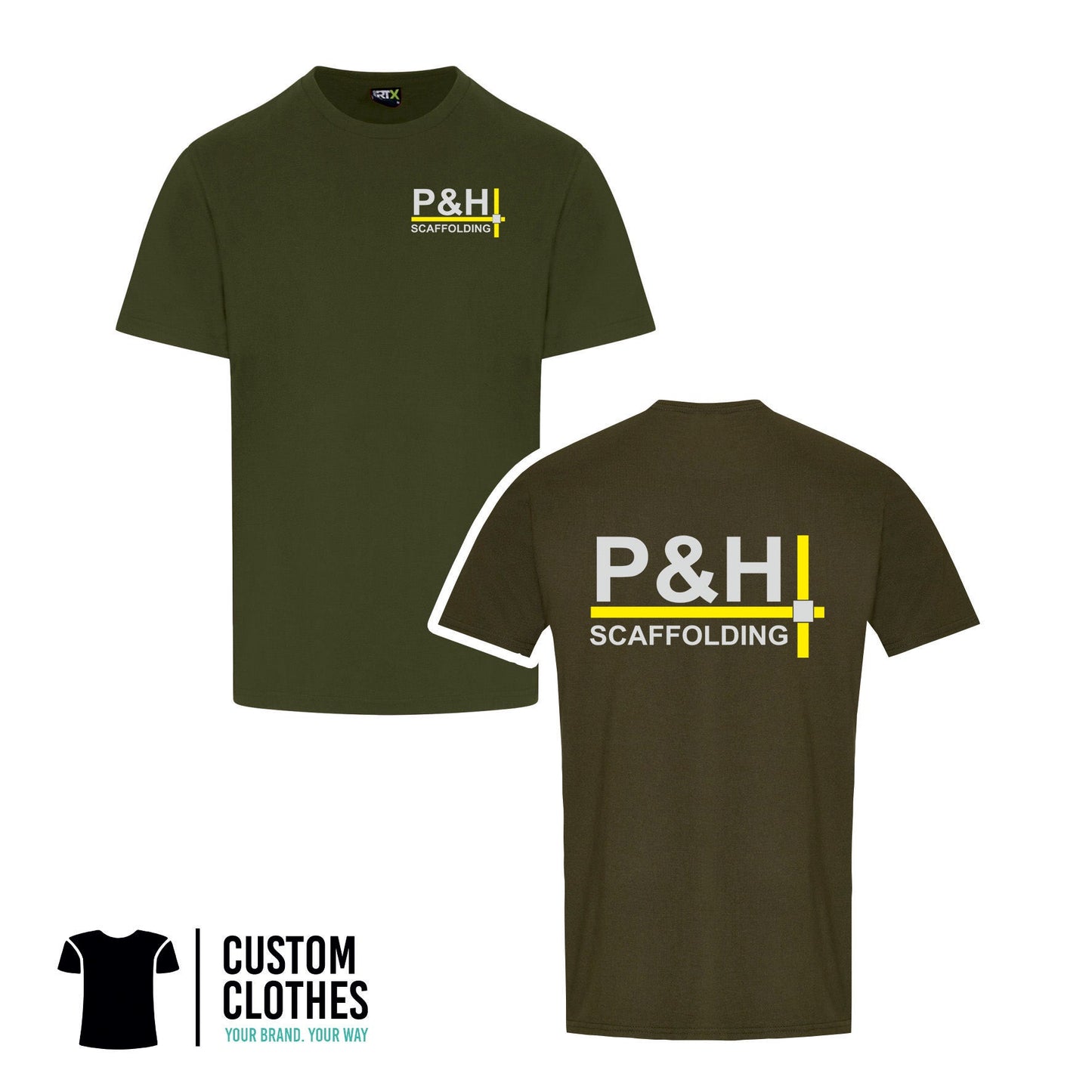 P&H SCAFFOLDING - RTX T-SHIRT - LEFT BREAST LOGO [RX151]