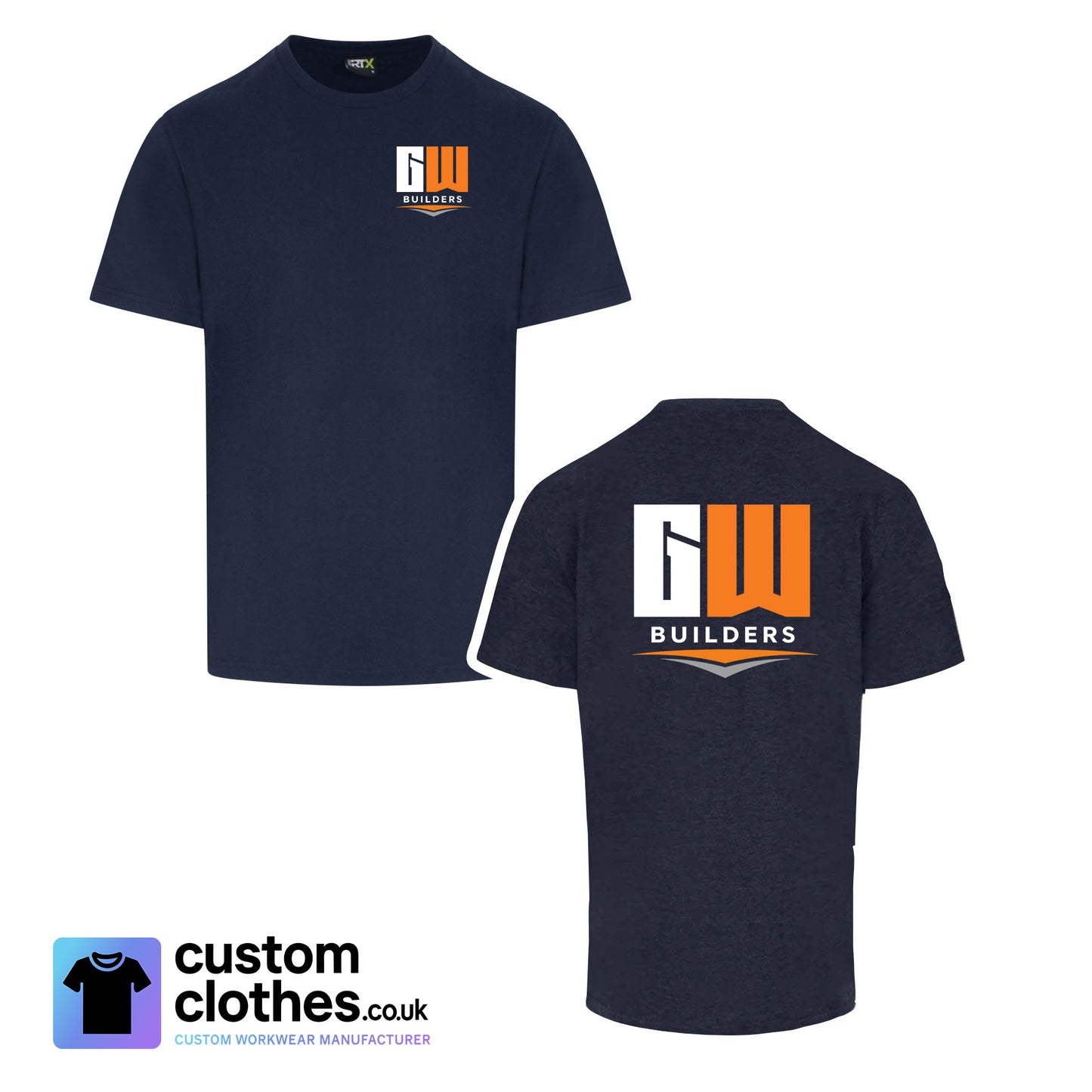 GW Builders - RTX T-SHIRT - LEFT BREAST LOGO [RX151]