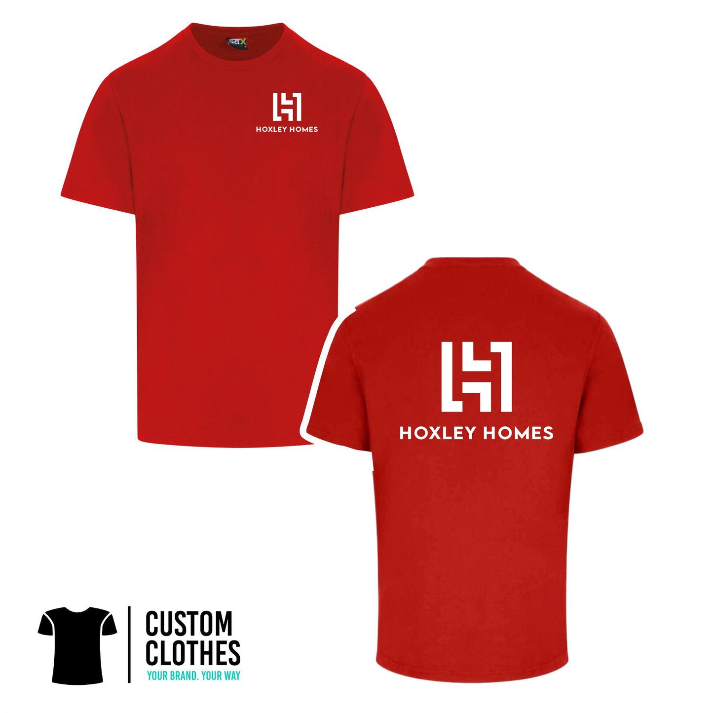 Hoxley Homes - RTX T-SHIRT - LEFT BREAST LOGO [RX151]
