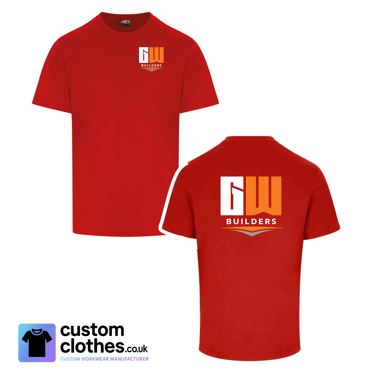 GW Builders - RTX T-SHIRT - LEFT BREAST LOGO [RX151]