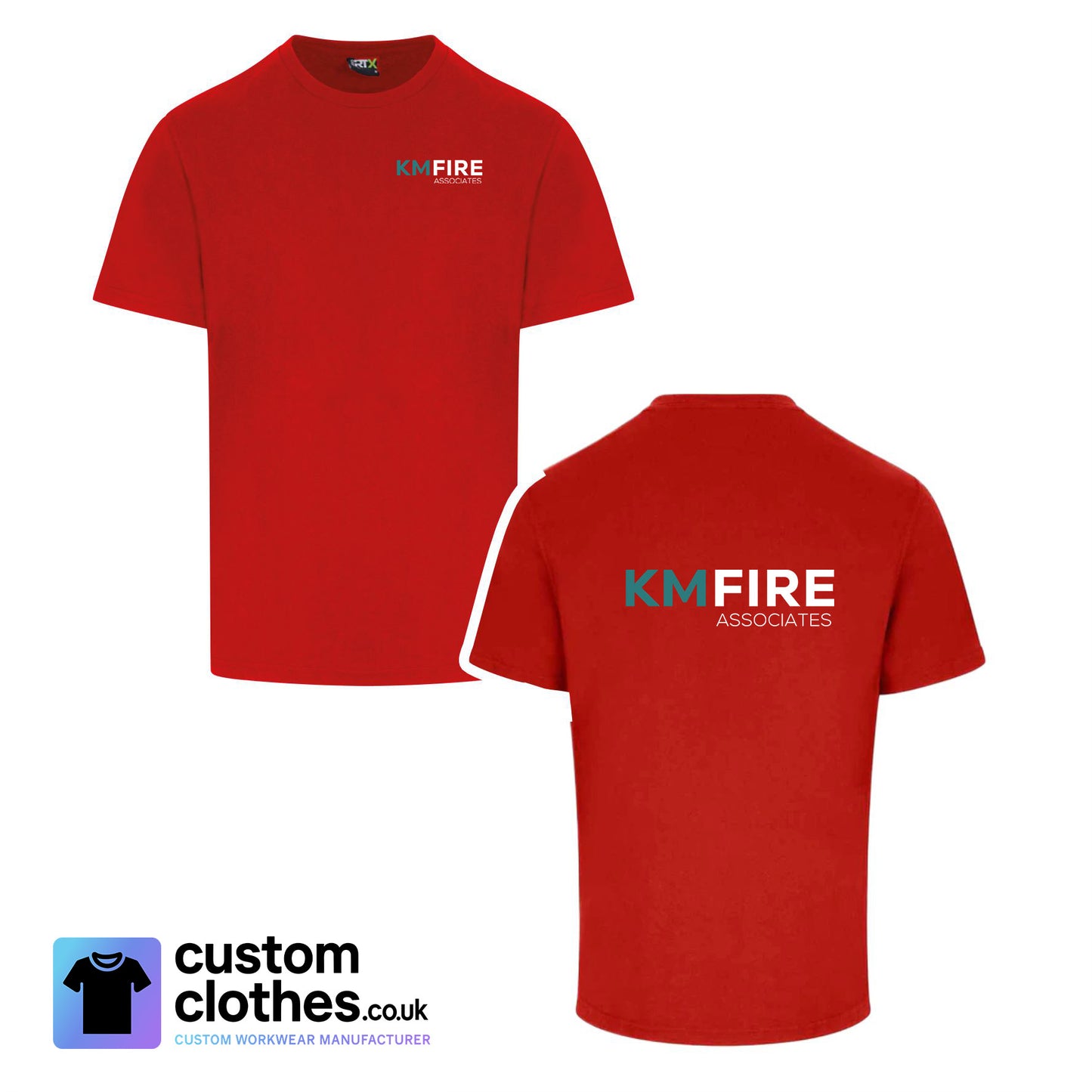 KM Fire Associates - RTX T-SHIRT - LEFT BREAST LOGO [RX151]