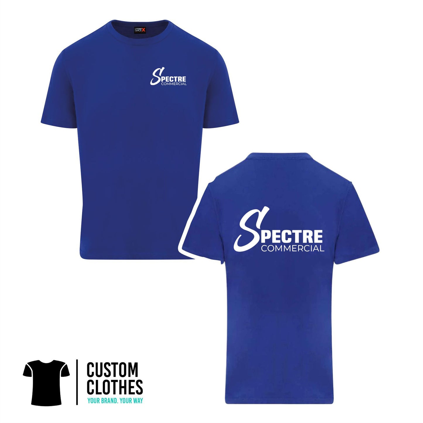 SPECTRE VISUALS - RTX T-SHIRT - LEFT BREAST LOGO [RX151]