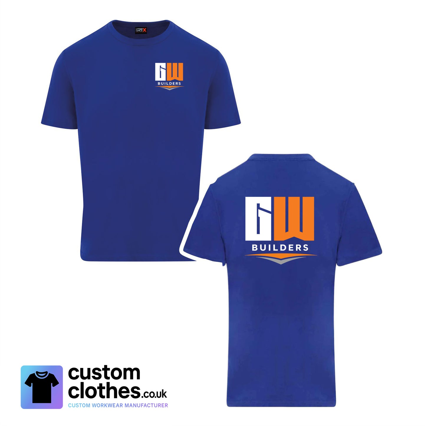 GW Builders - RTX T-SHIRT - LEFT BREAST LOGO [RX151]