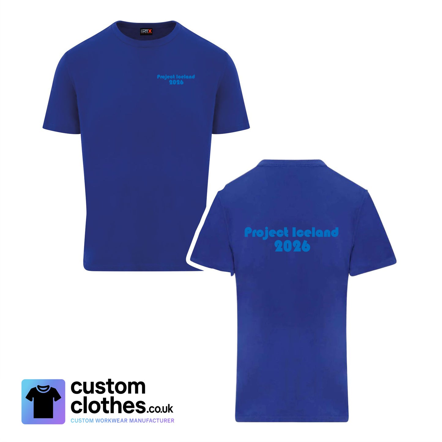 PROJECT ICELAND 2026 - RTX T-SHIRT - LEFT BREAST LOGO [RX151]