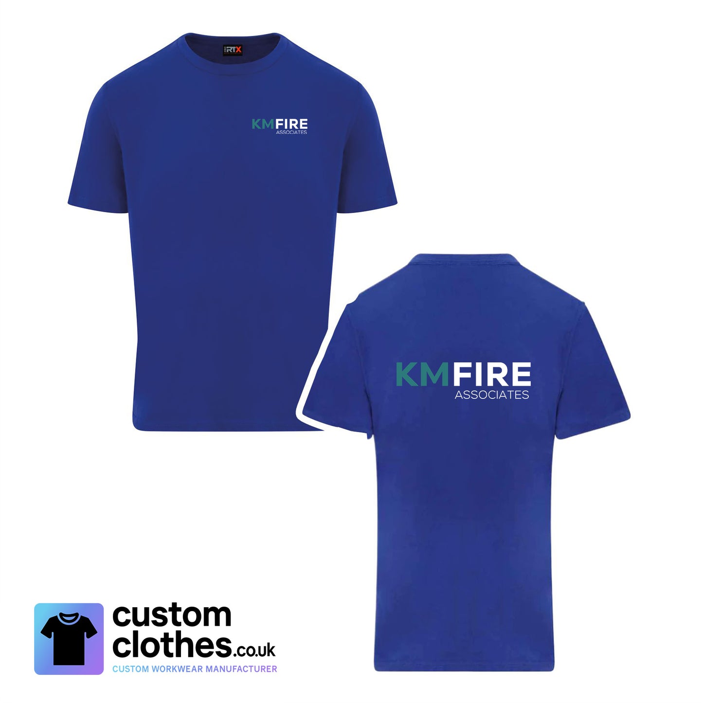 KM Fire Associates - RTX T-SHIRT - LEFT BREAST LOGO [RX151]