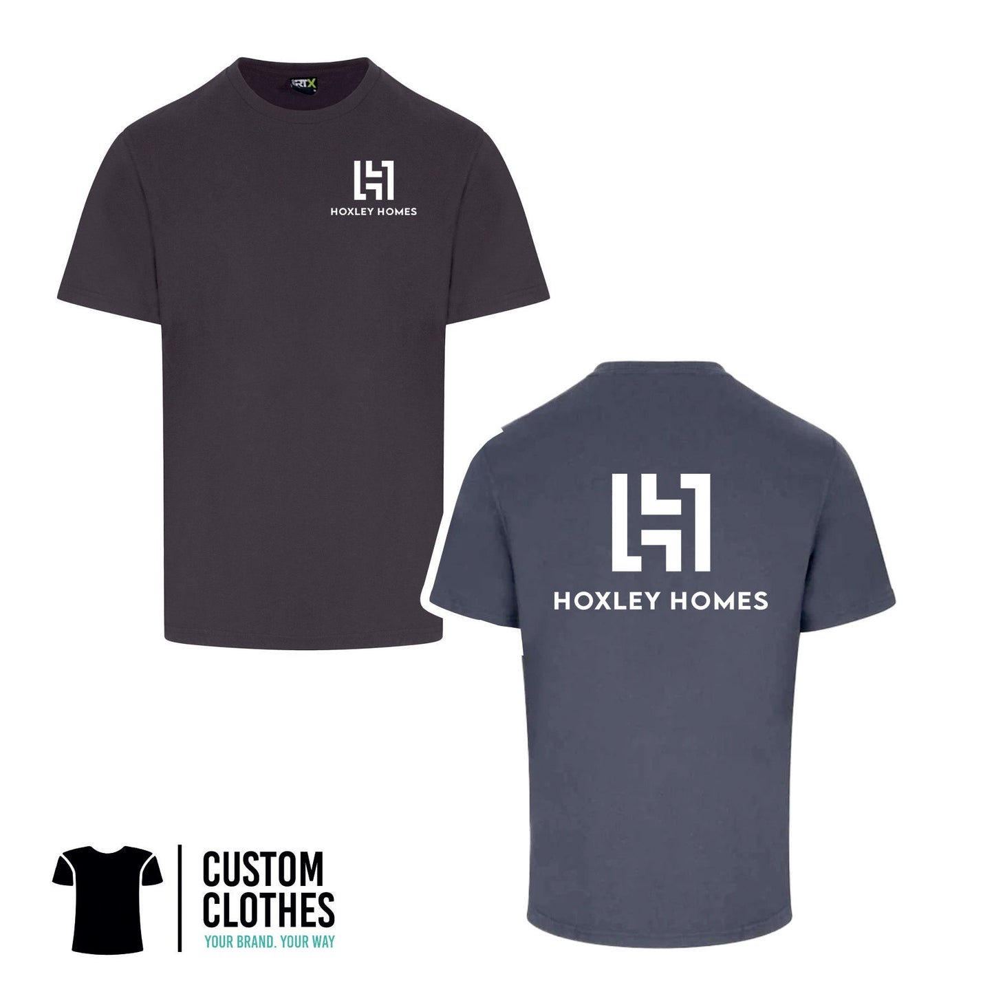 Hoxley Homes - RTX T-SHIRT - LEFT BREAST LOGO [RX151]