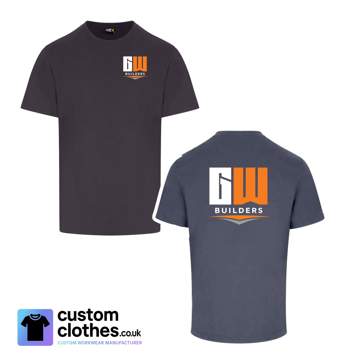 GW Builders - RTX T-SHIRT - LEFT BREAST LOGO [RX151]