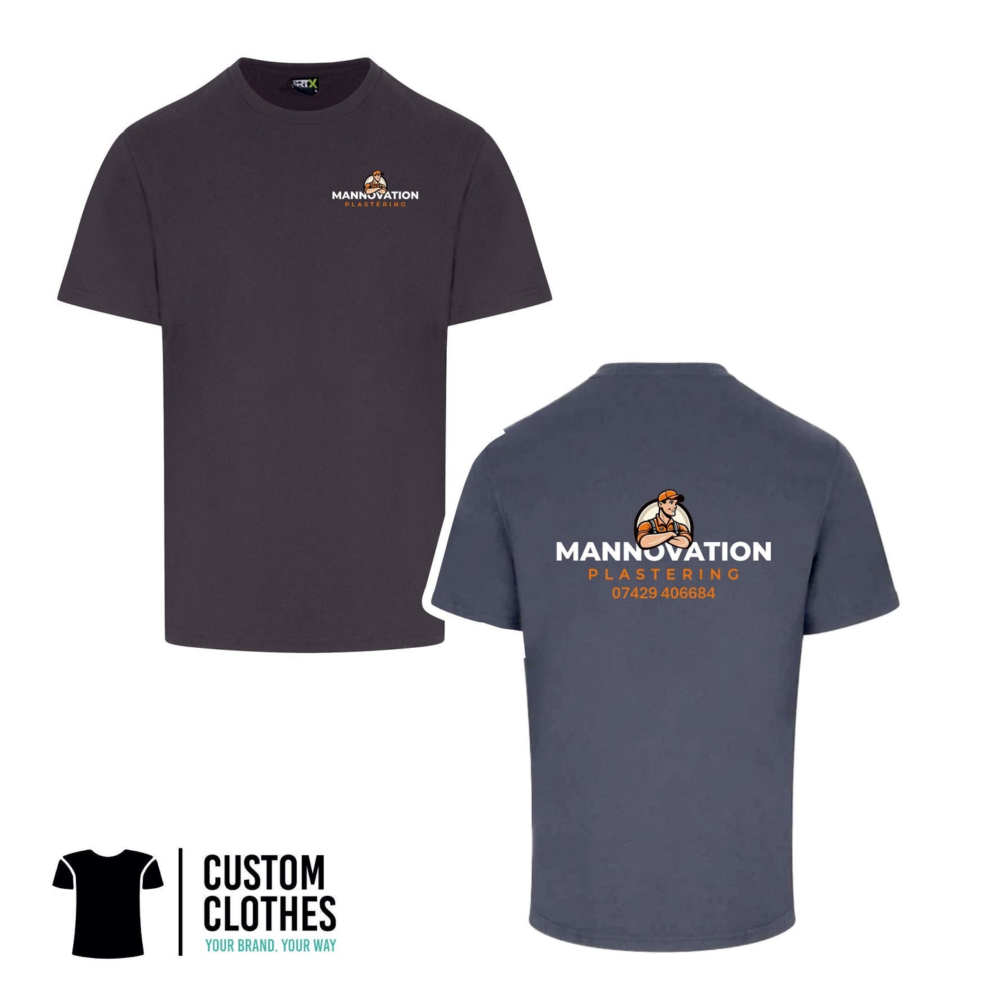 MANNOVATION - RTX T-SHIRT - LEFT BREAST LOGO [RX151]