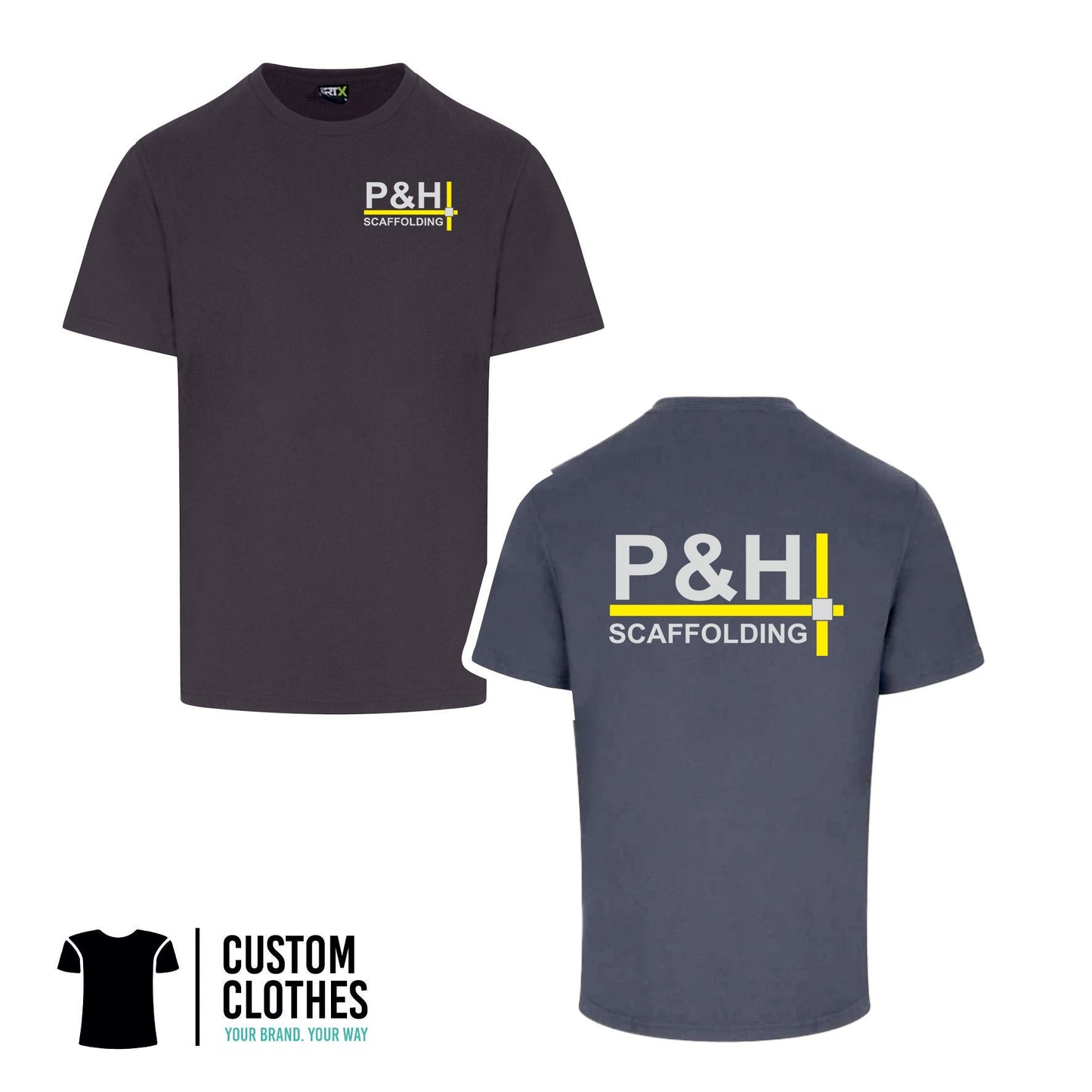 P&H SCAFFOLDING - RTX T-SHIRT - LEFT BREAST LOGO [RX151]