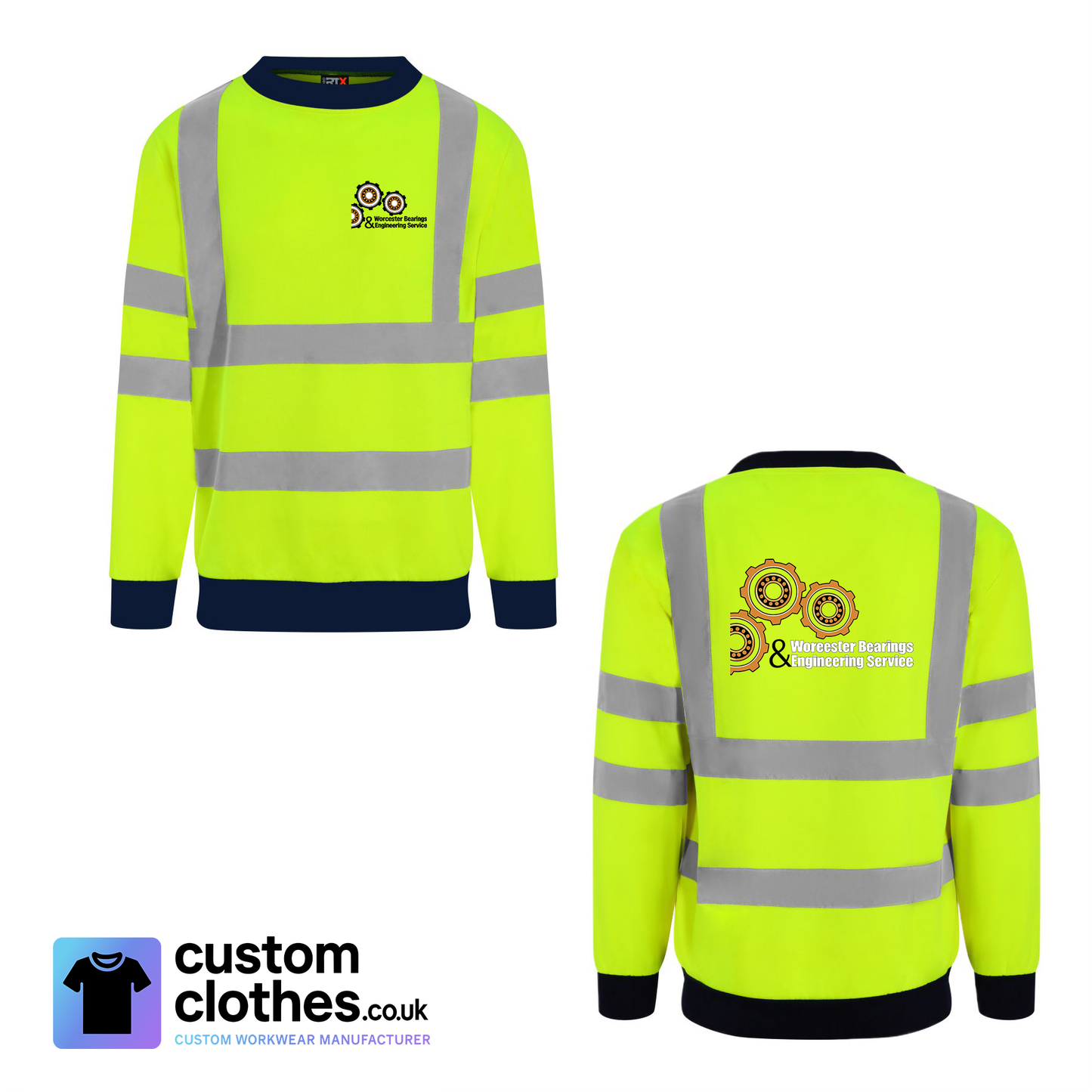 Worcester Bearings - HI-VIS SWEATER [RX730]