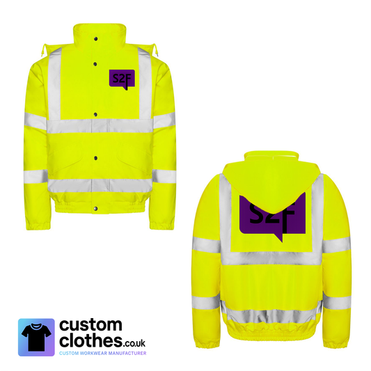 S2F Marketing - HI-VIS BOMBER JACKET [RX770]