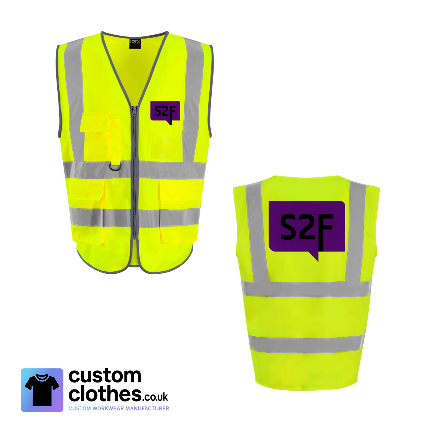 S2F Marketing - HI-VIS EXECUTIVE VEST [RX705]