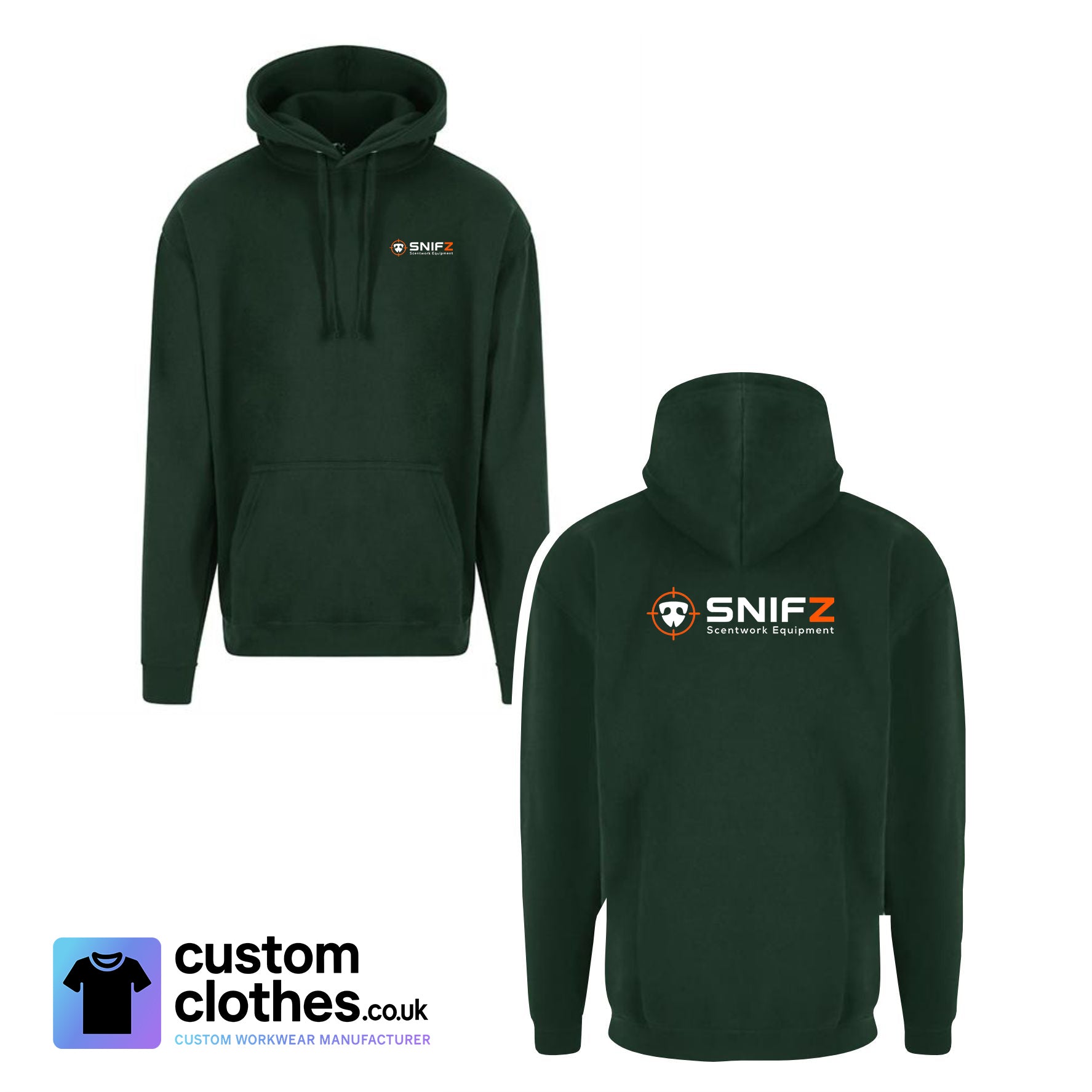 Classic Work Hoodie — Bottle Green