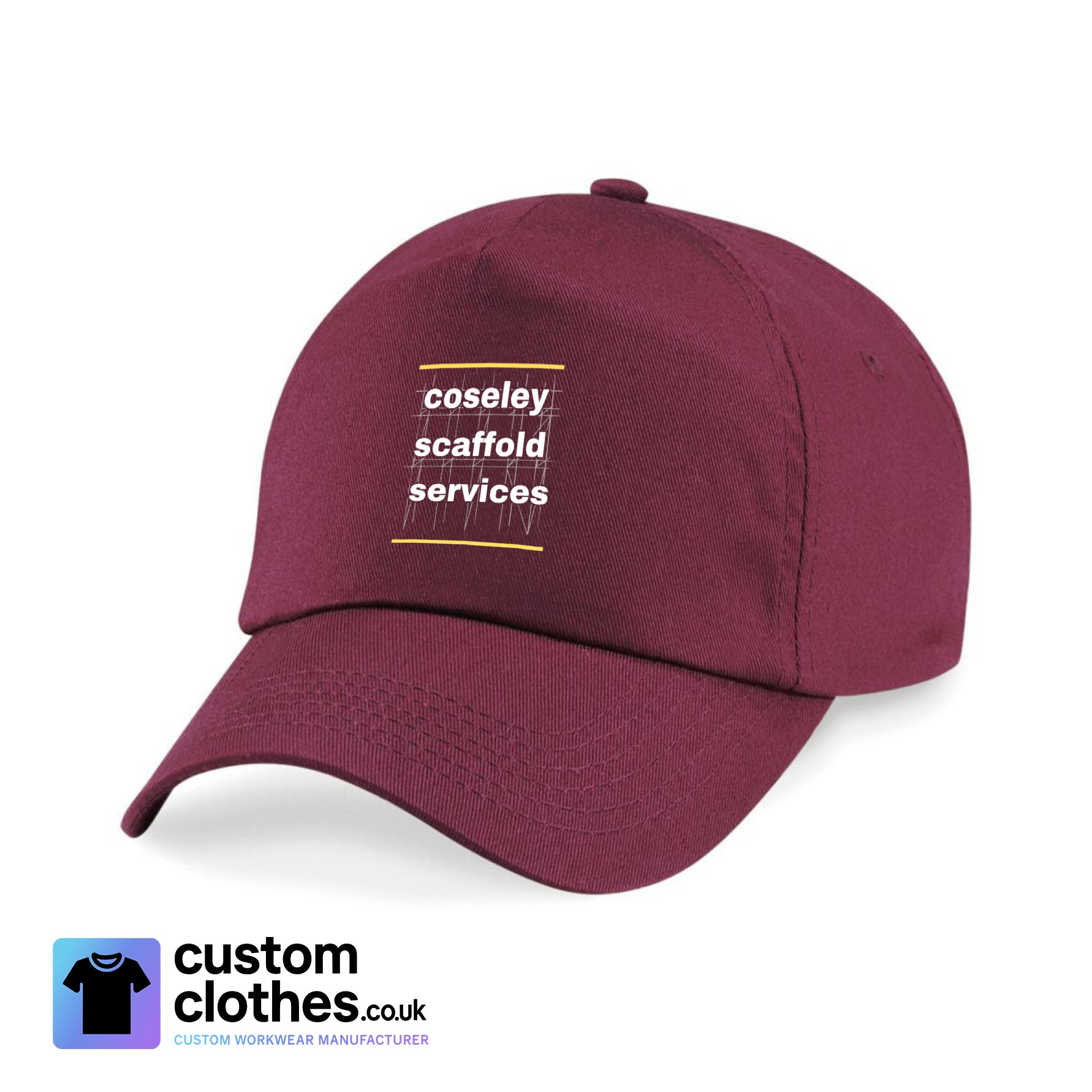 Baseball Cap — Burgundy