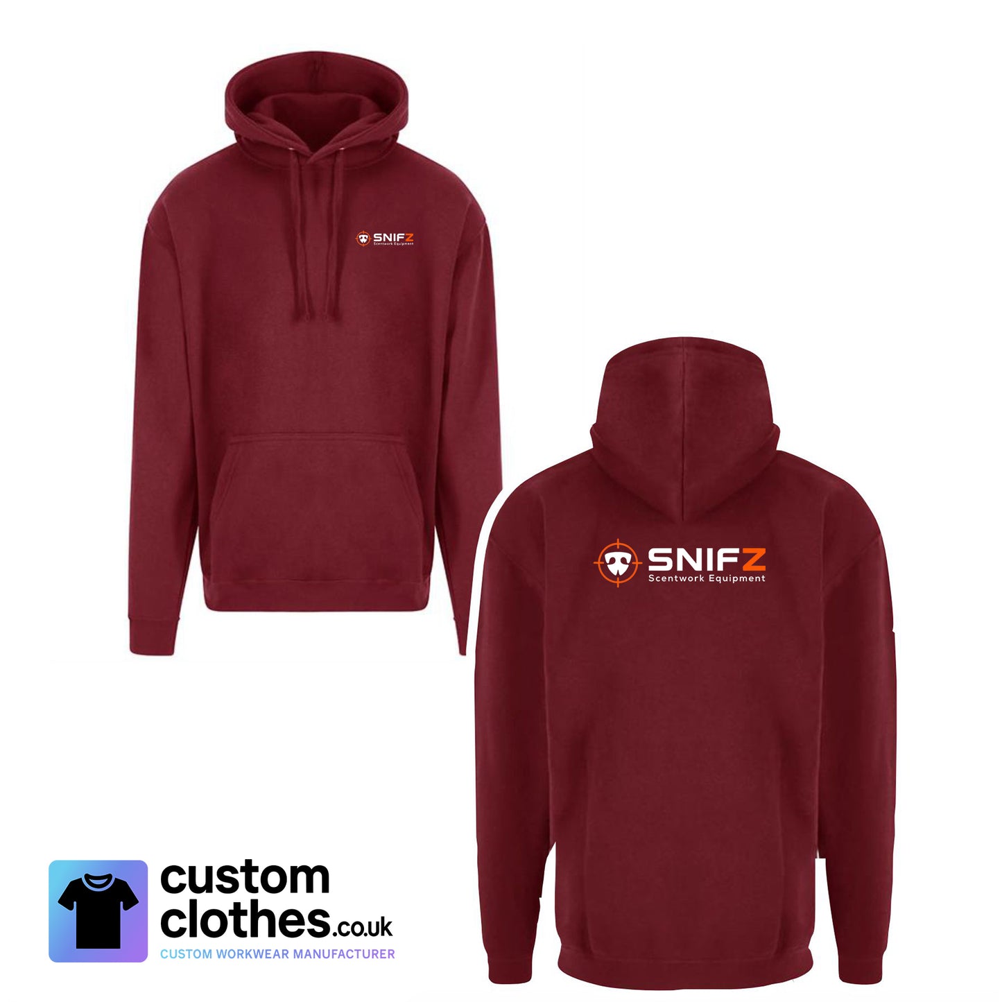Classic Work Hoodie — Burgundy