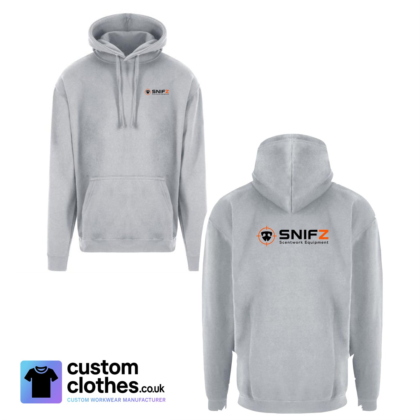 Classic Work Hoodie — Heather Grey
