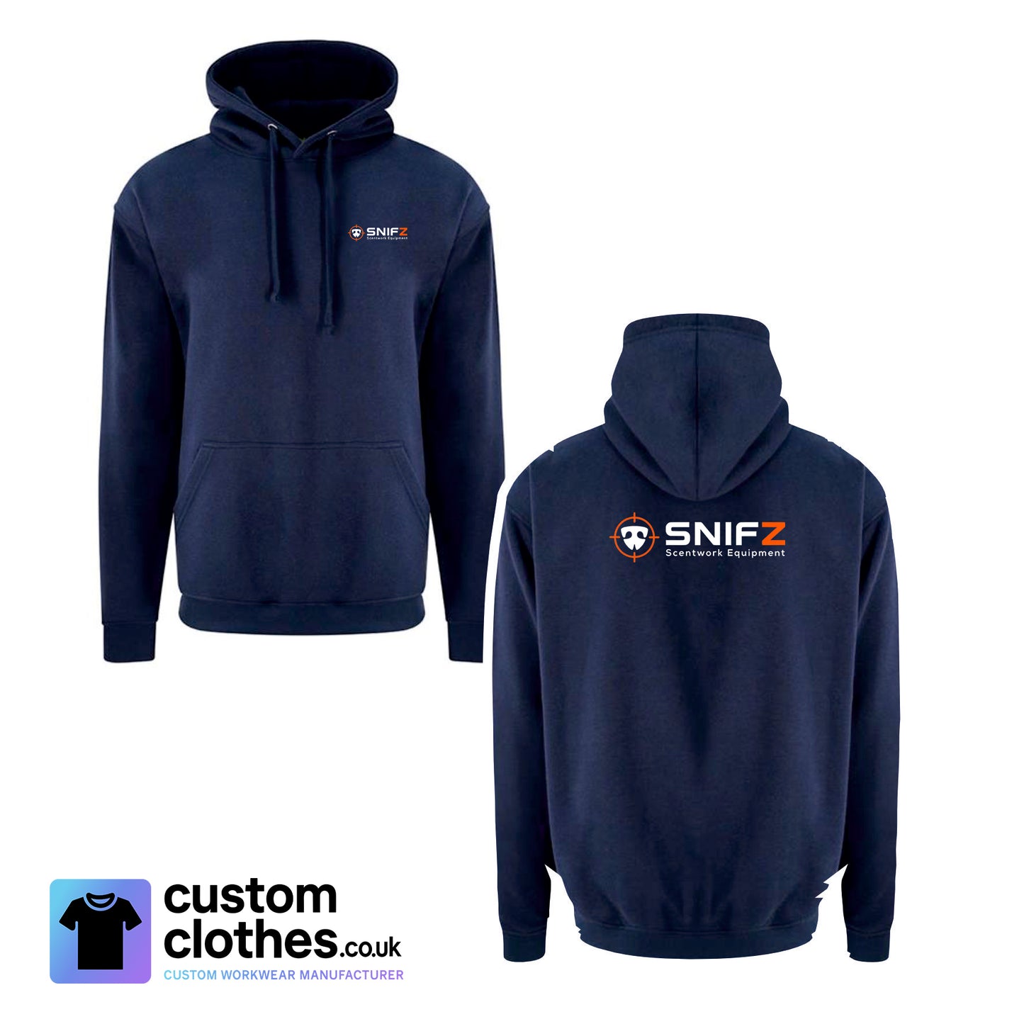 Classic Work Hoodie — Navy Blue