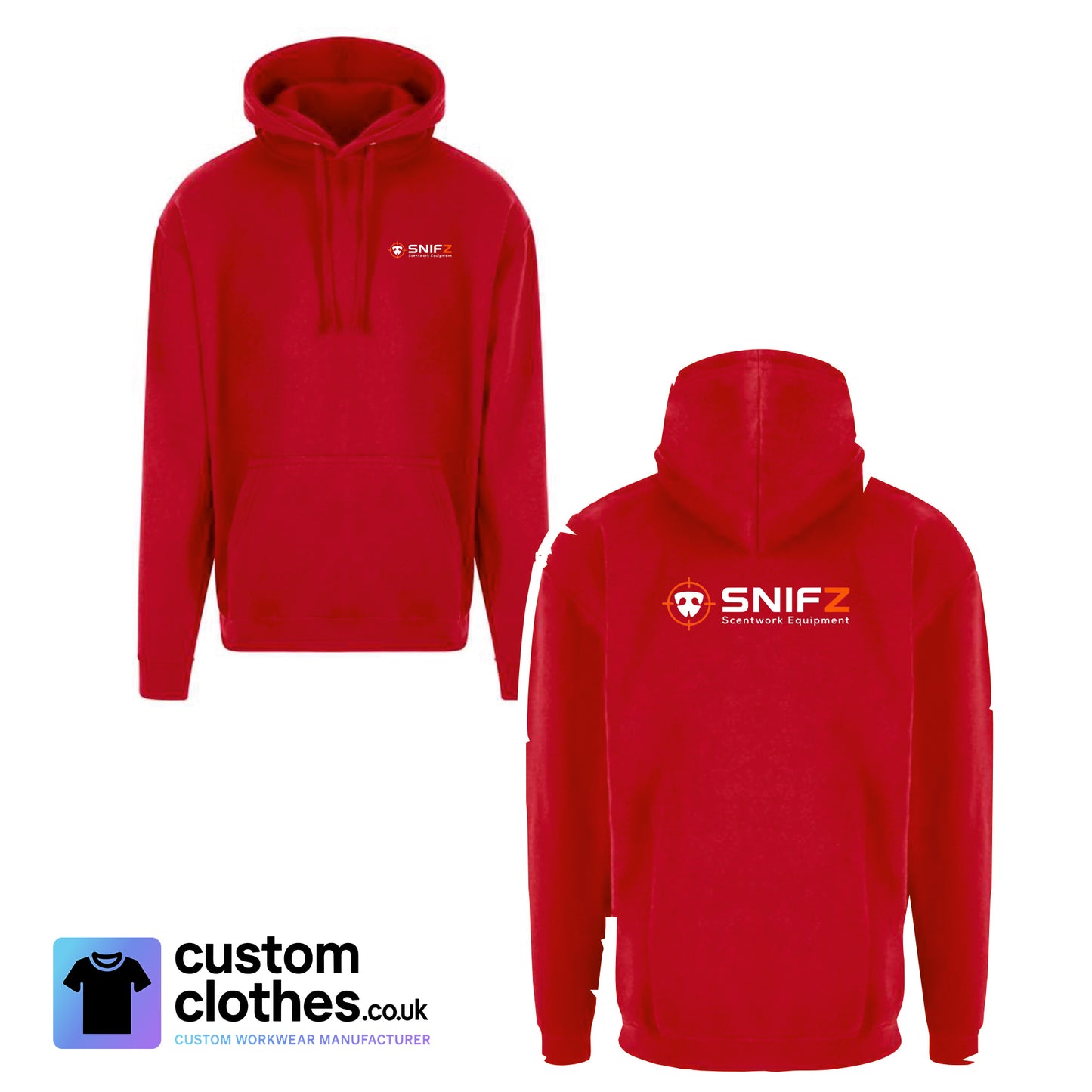 Classic Work Hoodie — Red