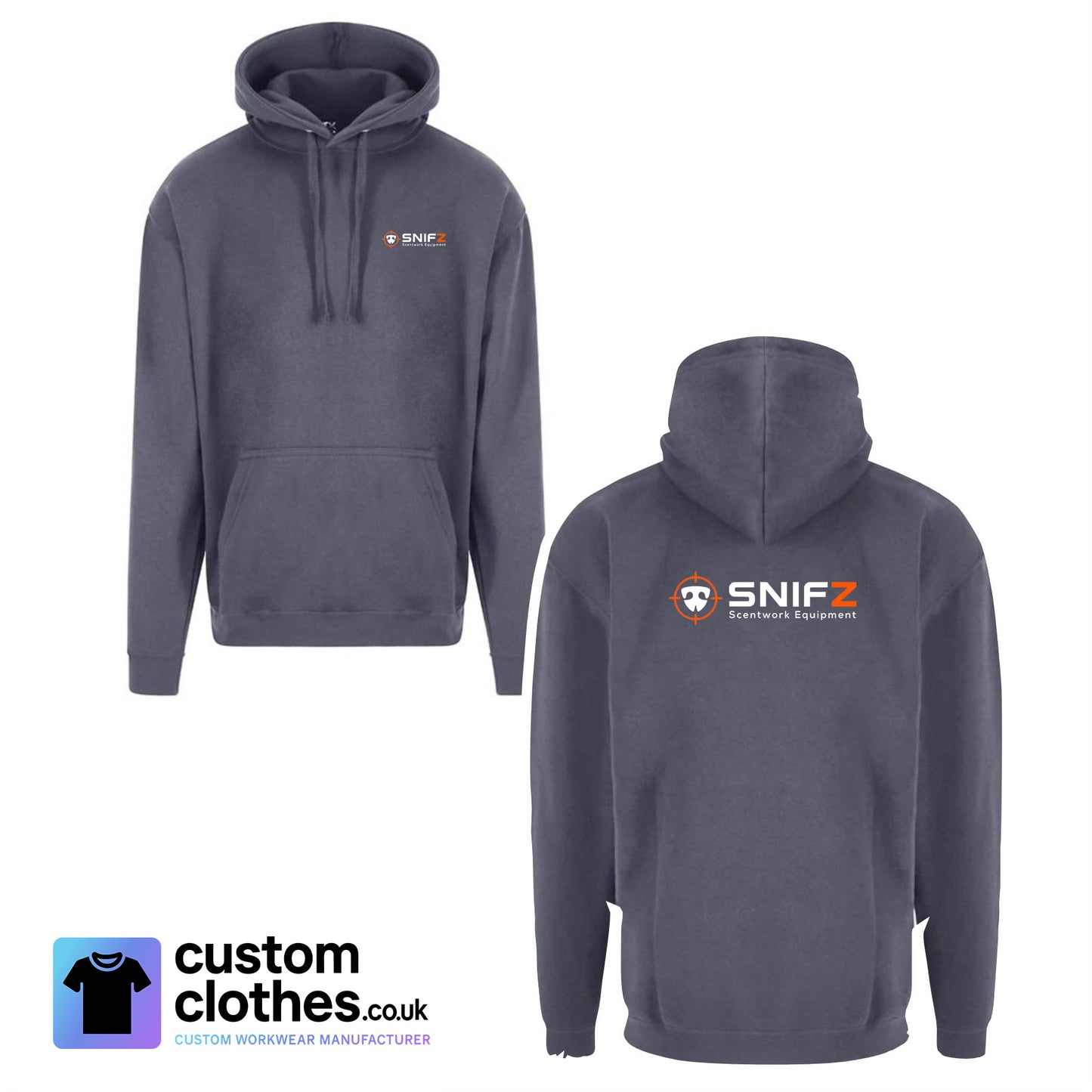 Classic Work Hoodie — Solid Grey