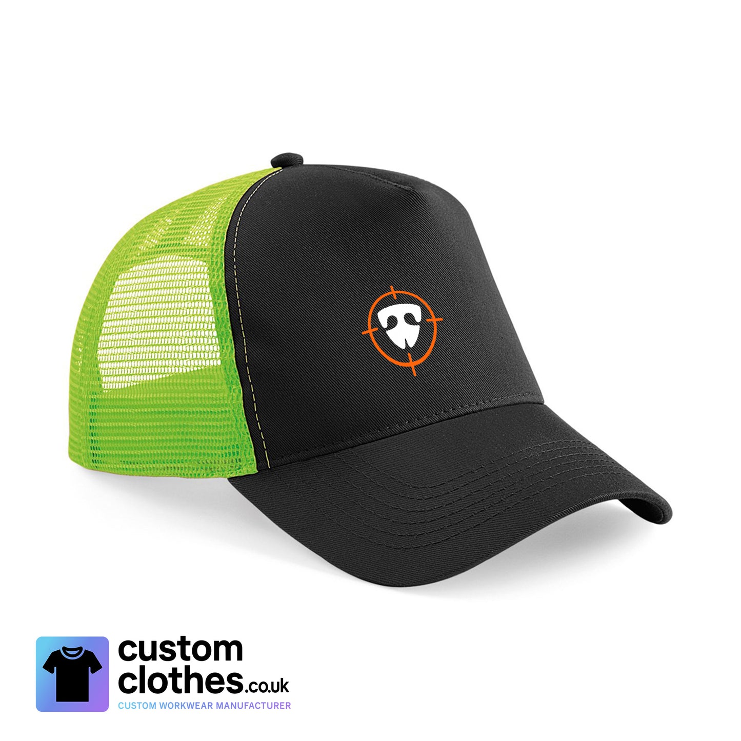 Mesh Back Cap — Black / Green