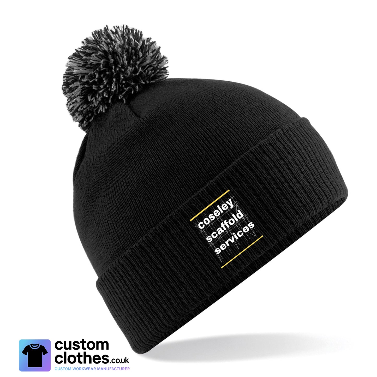 Snowstar Beanie — Black / Graphite