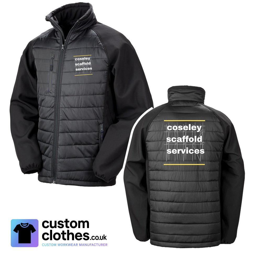 Two Colour Jacket — Black-Black