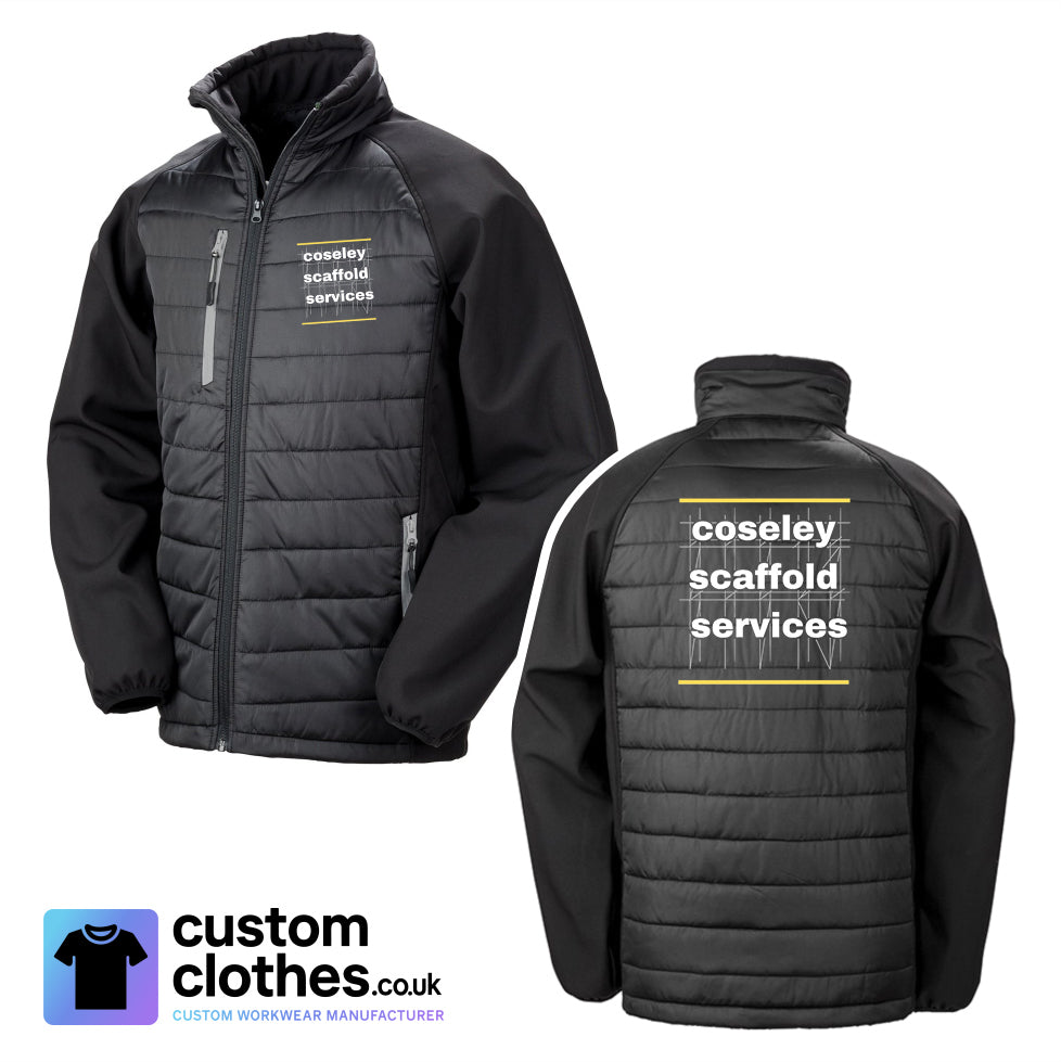 Two Colour Jacket — Black-Grey