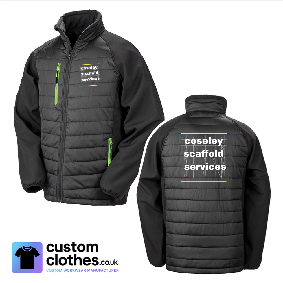 Two Colour Jacket — Black-Lime