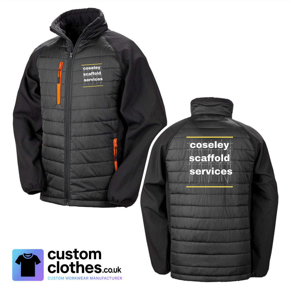 Two Colour Jacket — Black-Orange