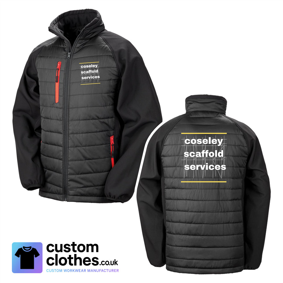 Two Colour Jacket — Black-Red
