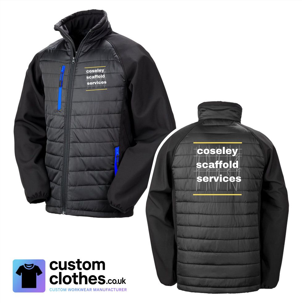 Two Colour Jacket — Black-Royal