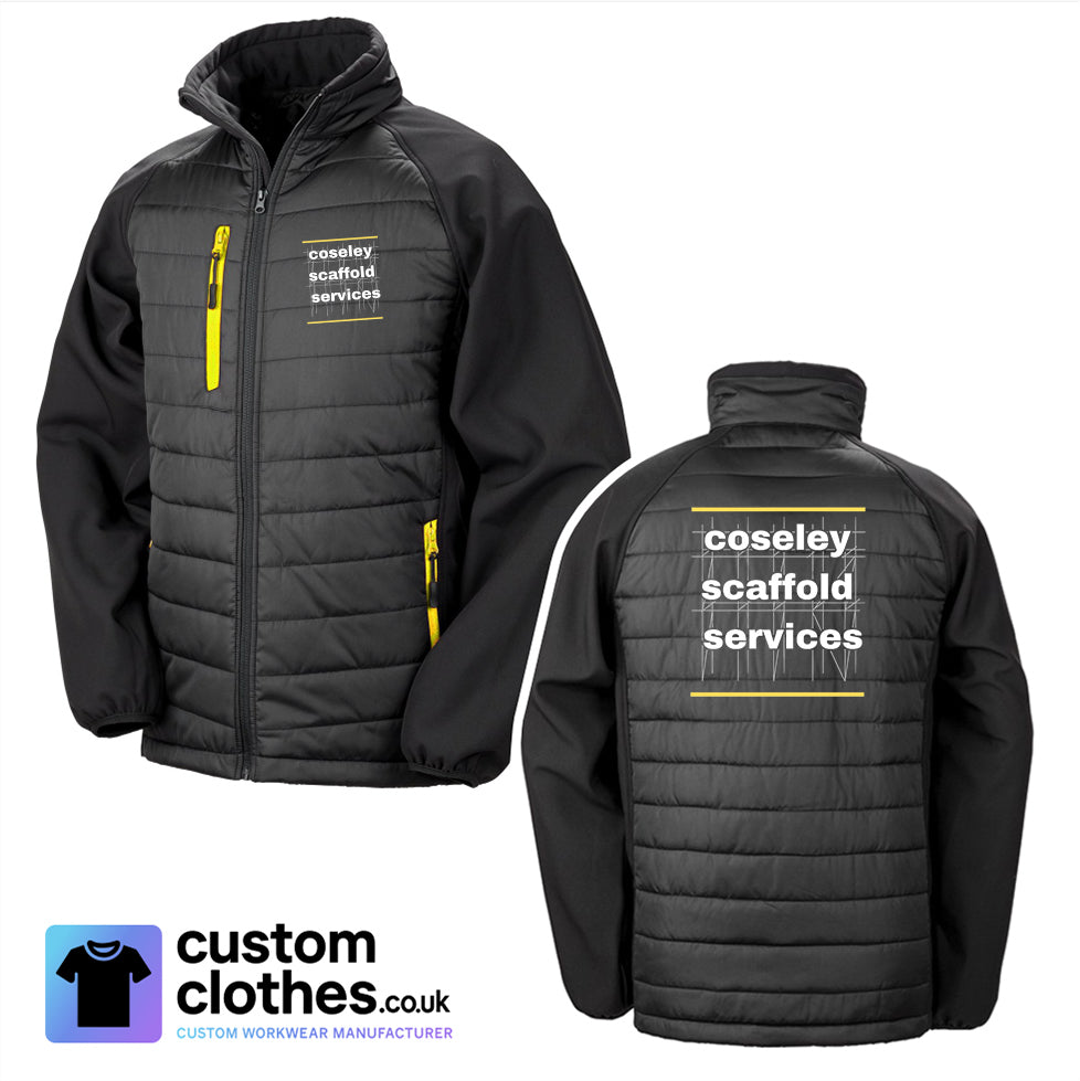 Two Colour Jacket — Black-Yellow