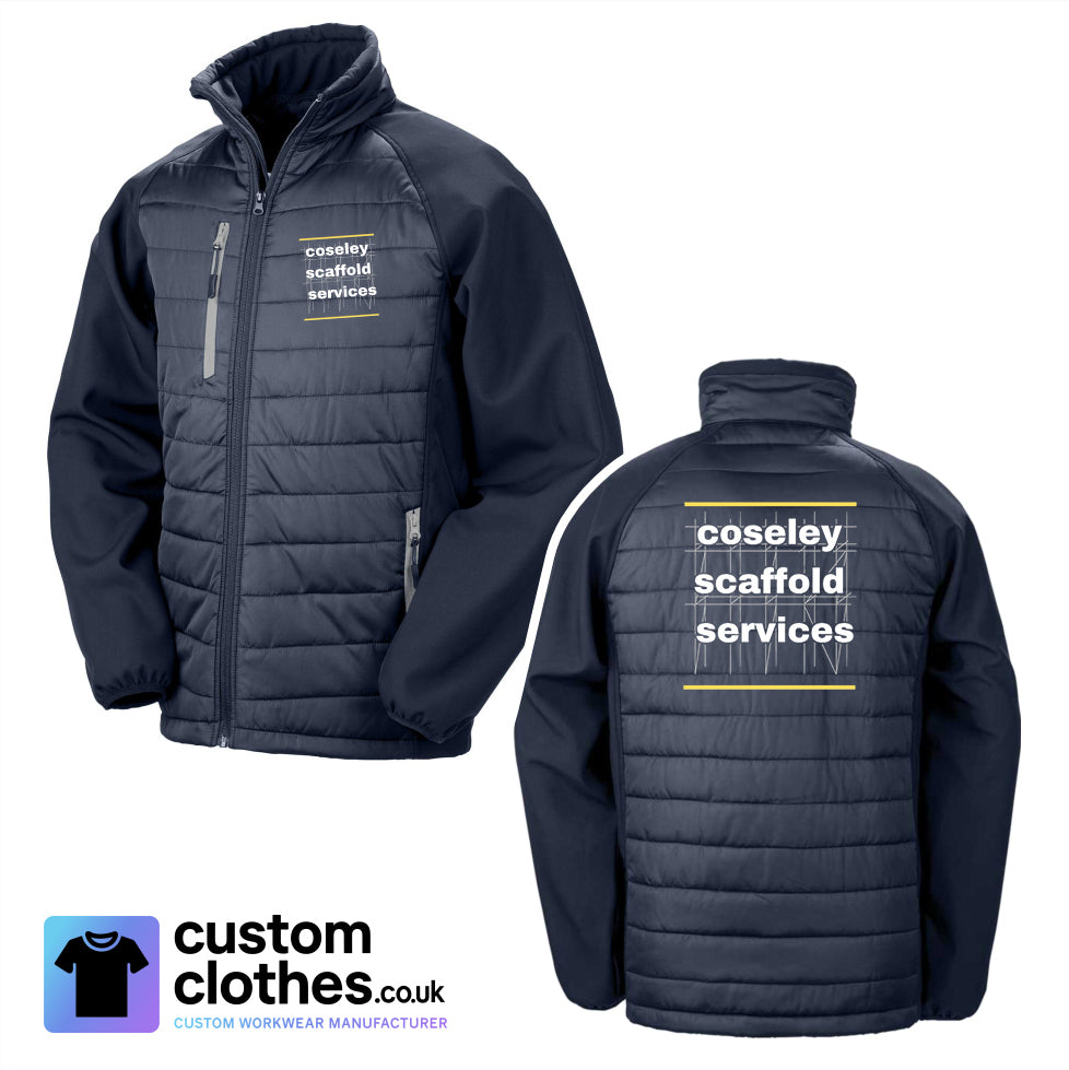 Two Colour Jacket — Navy-Grey