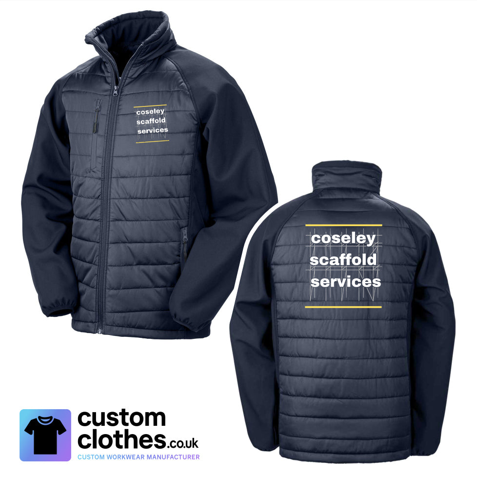 Two Colour Jacket — Navy-Navy