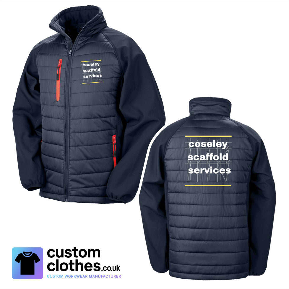 Two Colour Jacket — Navy-Red