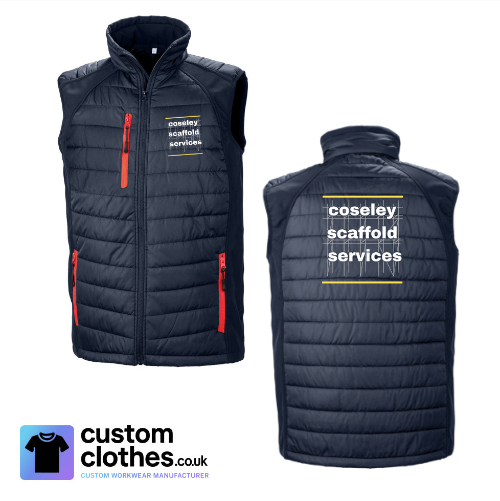 Two Colour Gilet — Navy-Red