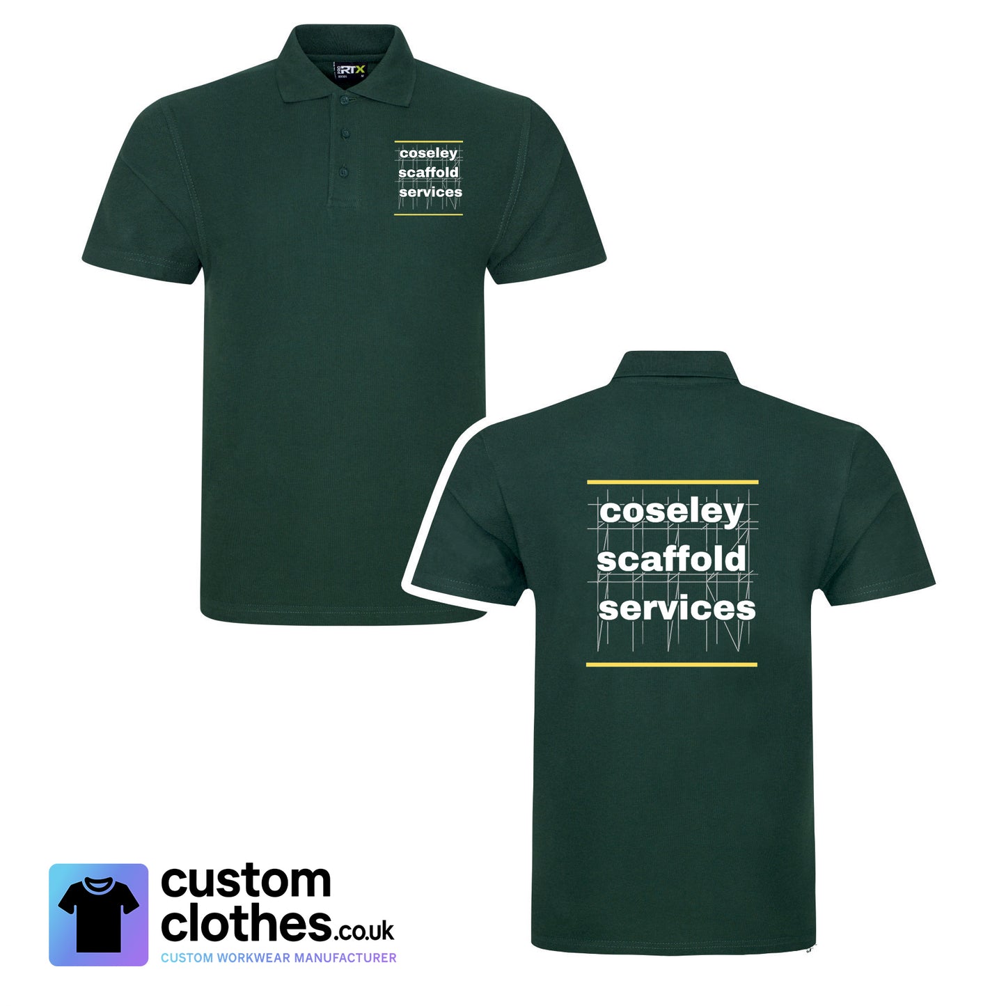 Classic Work Polo — Bottle Green