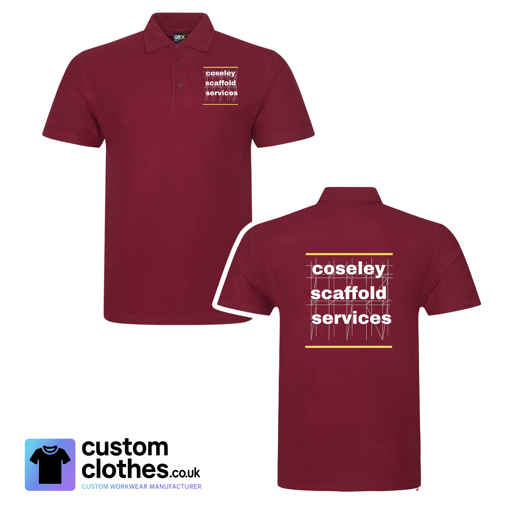 Classic Work Polo — Burgundy