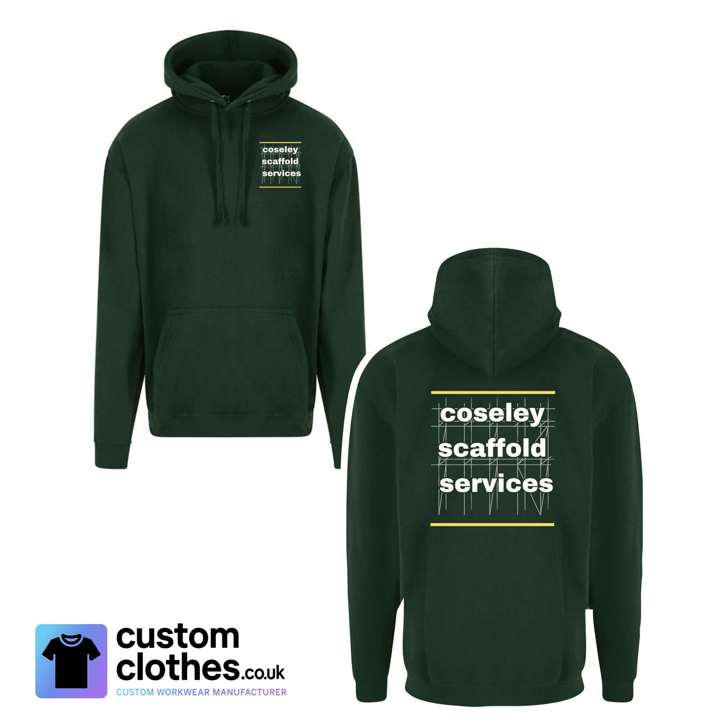 Classic Work Hoodie — Bottle Green