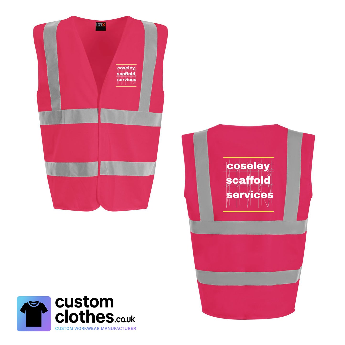 Hi-Vis Vest — Pink