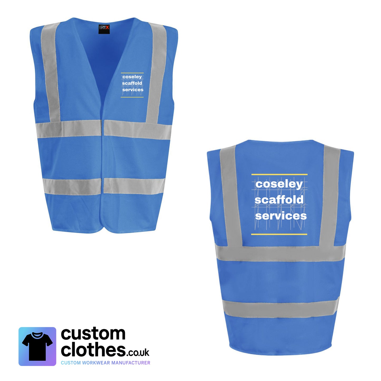 Hi-Vis Vest — Royal Blue