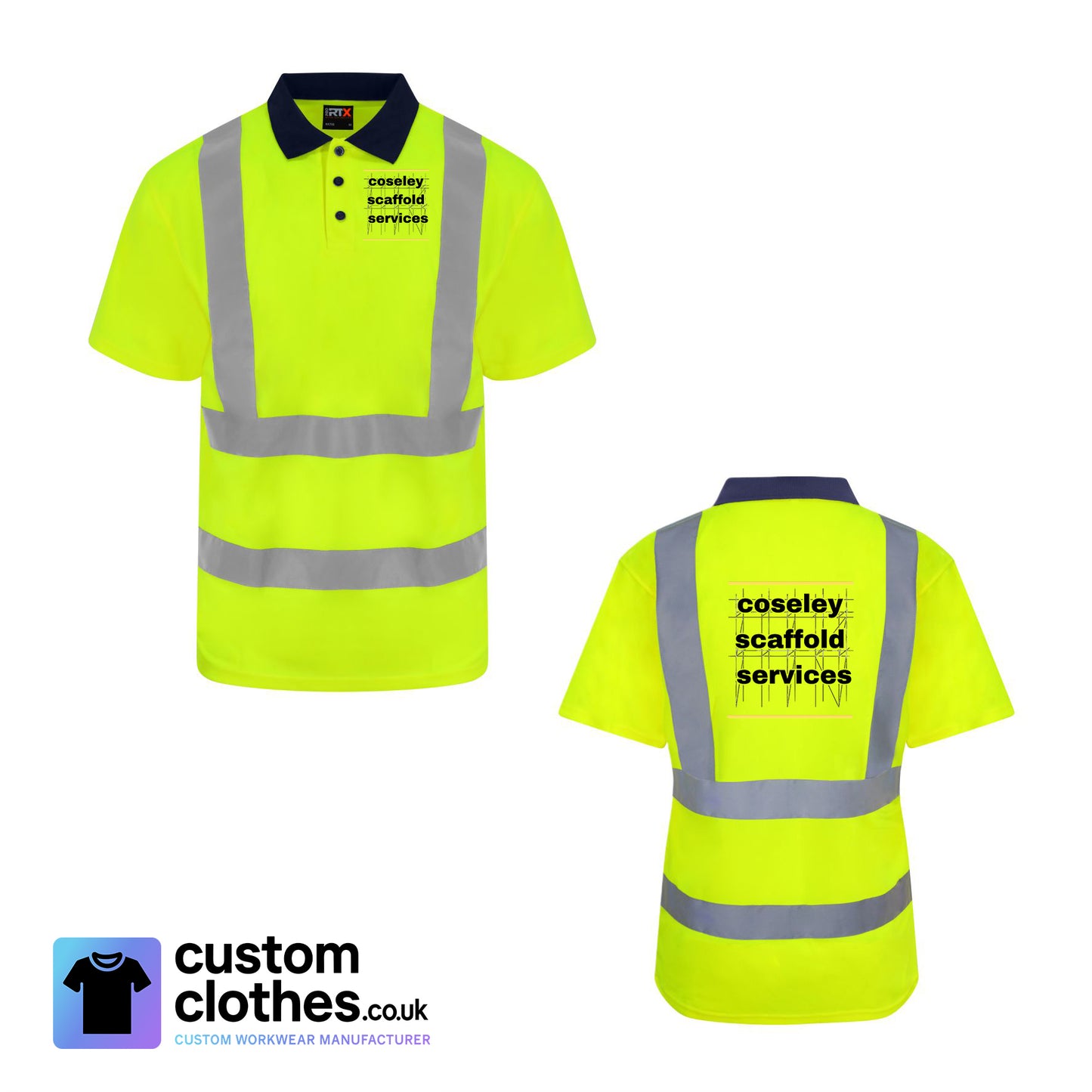 Hi-Vis Polo — Yellow