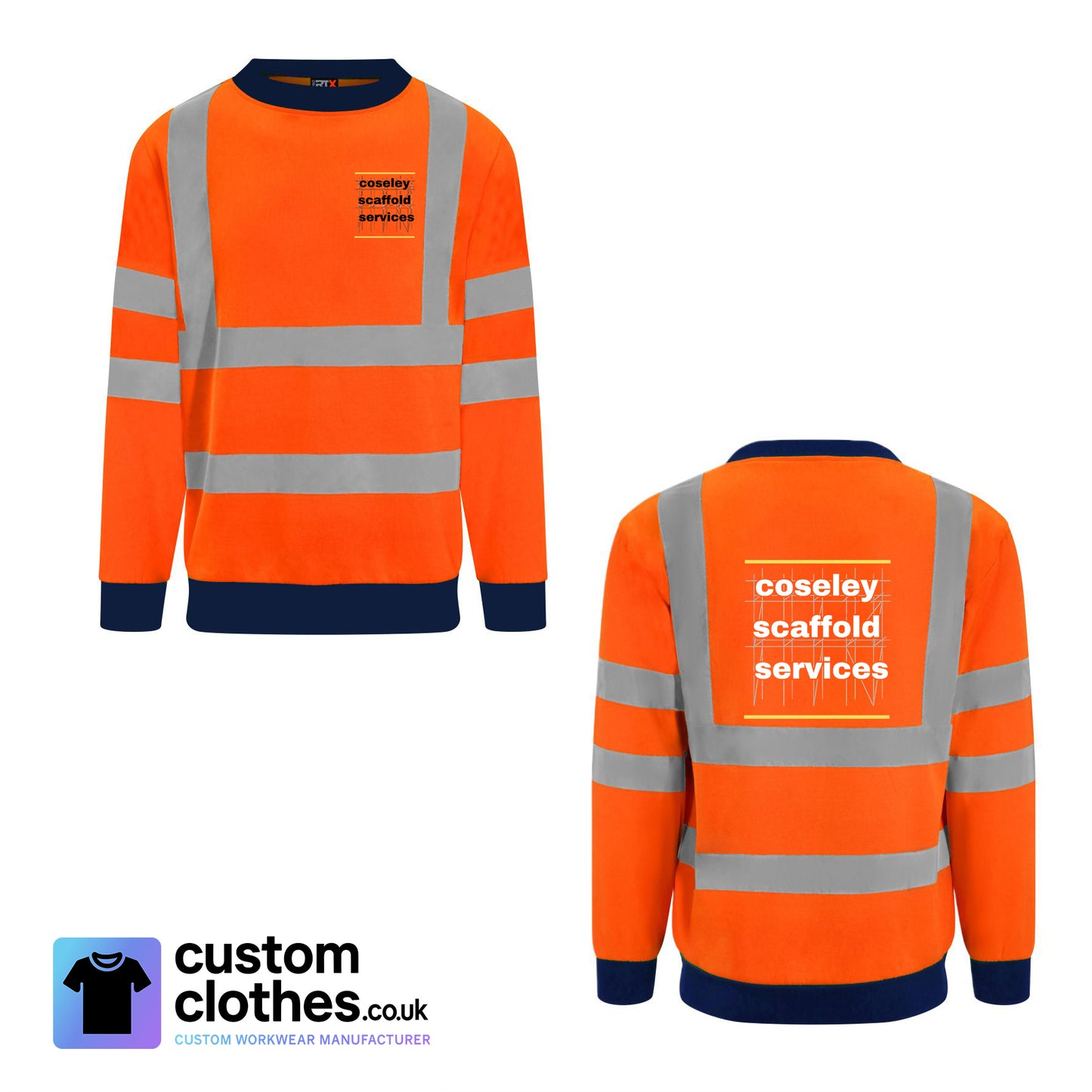 Hi-Vis Sweater — Orange